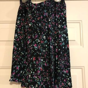 Floral Torrid Skirt